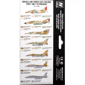 Vallejo Model Air Set: 71203 Israeli Air Force (IAF) Colors post 1967 to present 2