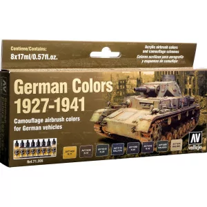 Vallejo Model Air Set: 71205 German Colors 1927-1941 (8x17ml)