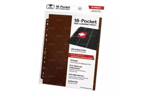Ultimate Guard-18 Pocket Side Entry Brown Sleeves pages (10)