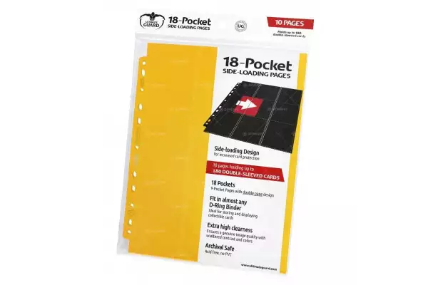 Ultimate Guard-18 Pocket Side Entry Yellow Sleeves pages (10)