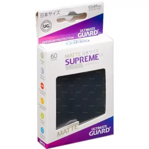 Ultimate Guard: Matte Supreme Japanese Sleeves DARK GREY (60)