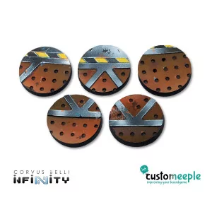 Infinity  Base Tops 25mm Nomads by Giraldez MKII (5)