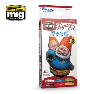 Ammo Mig: 7027 Basic Colors Figures Set [5]