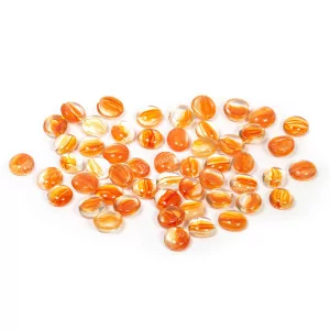 Chessex Glass Gaming Stones: CHX01151 Orange Catseye (40+)