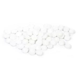 Chessex Glass Gaming Stones: CHX01131 White Opal (40+)