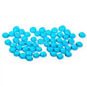 Chessex Glass Gaming Stones: CHX01136 Light Blue (40+)