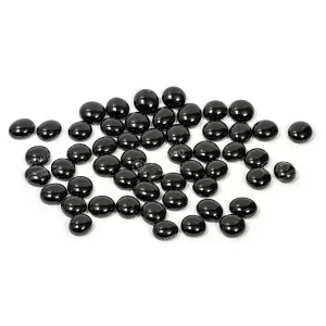 Chessex Glass Gaming Stones: CHX01138 Black Opal (40+)