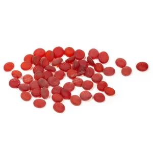 Chessex Glass Gaming Stones: CHX01184 Crystal Red Frosted (40+)