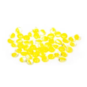 Chessex Glass Gaming Stones: CHX01152 Yellow Catseye (40+)