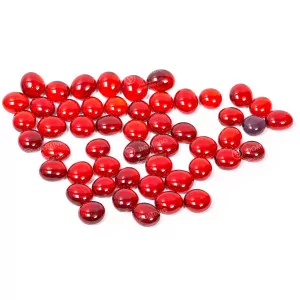 Chessex Glass Gaming Stones: CHX01124 Crystal Red (40+)