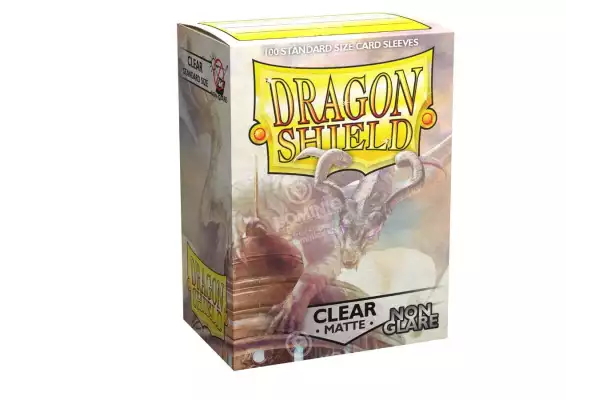 Dragon Shield: Clear Matte Non-Glare Standard Sleeves  (100)