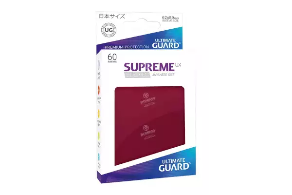Ultimate Guard: Small Supreme MATTE RED Sleeves (60)