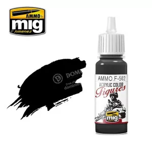 Ammo Mig Figures Colors: 502 Outlining Black (17ml)