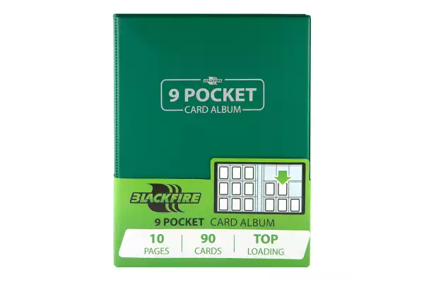 Blackfire 9 Pockets Card Album - Green