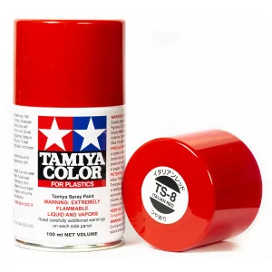 TS-08 Spray Tamiya Italian Red (100ml) [EURO SHIPMENT ONLY]