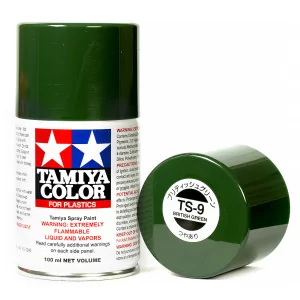 TS-09 Spray Tamiya: British Green (100ml) [EURO SHIPMENT ONLY]
