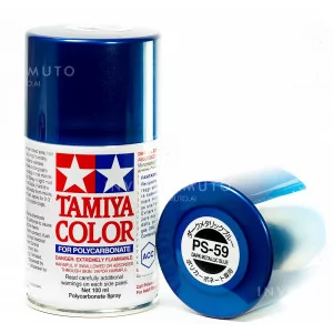 PS-59 Spray Tamiya Polycarbonate Dark Metallic Blue (100ml) [EURO SHIPMENT ONLY]