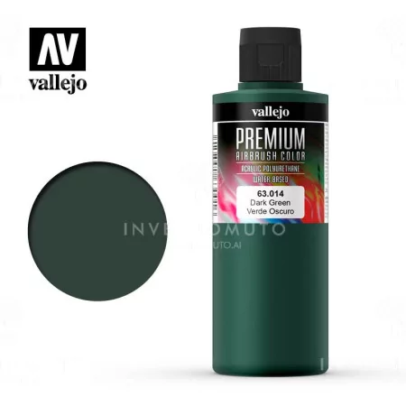63.014 Vallejo Premium Airbrush: Dark Green [200ml]