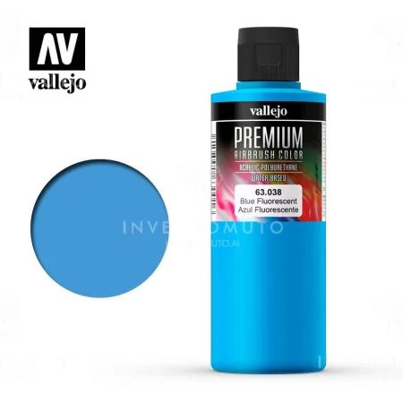 63.038 Vallejo Premium Airbrush: Blue Fluo [200ml]