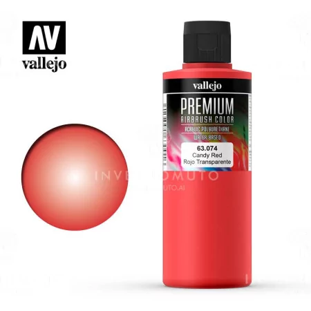 63.074 Vallejo Premium Airbrush: Candy Red [200ml]