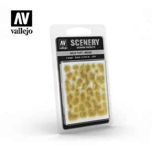 Vallejo Scenery: SC420 Wild Tuft - Beige Large