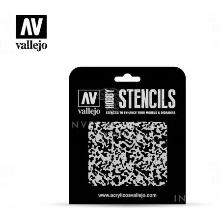 Vallejo Stencils: AIR001 Weathered Paint 1/48