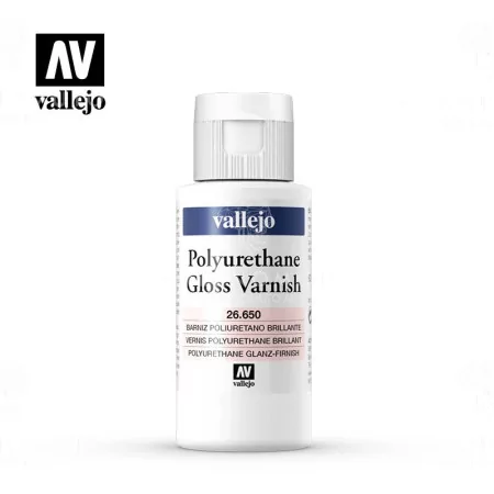 26.650 Vallejo Polyurethane Varnish: Gloss [60ml]
