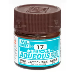 H-017 Mr Hobby Aqueous: Cocoa Brown/Marrone Cacao | Lucido| Navale | (10ml)
