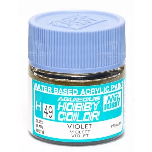 H-049 Mr Hobby Aqueous: Violet/Violetto | Lucido | Primario | (10ml)
