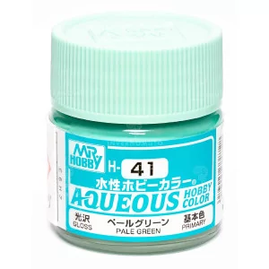 H-041 Mr Hobby Aqueous: Pale Green/Verde Acqua | Lucido | Primario | (10ml)