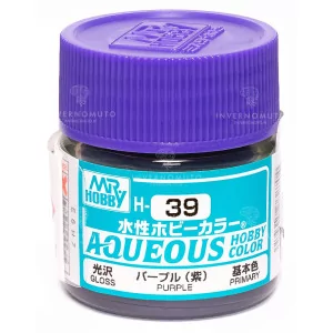H-039 Mr Hobby Aqueous: Purple/Viola | Lucido | Primario | (10ml)