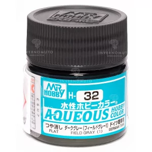 H-032 Mr Hobby Aqueous: Field Gray (1)/Grigio Campo | Opaco | Carri Tedeschi (10
