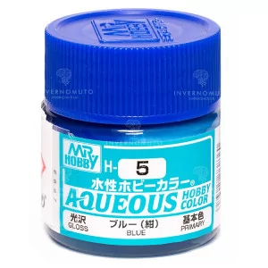 H-005 Mr Hobby Aqueous: Blue/Blu | Lucido | Primario | (10ml)