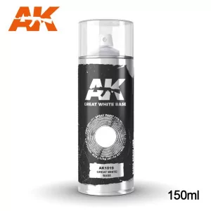 buy nowAK1019 | AK Interactive Spray: Great White Base - Spray