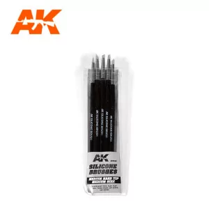 buy nowAK9086 | AK Interactive: SET OF 5 SILICONE BRUSHES