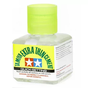 87182 Tamiya Extra Thin Cement Quick Setting (40ml)