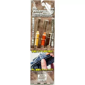 PP-202 Mr Weathering Liner MUD Color Set