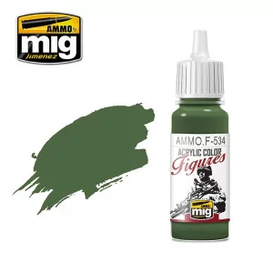 Ammo Mig Figures Colors: 534 Olive Green | 17ml