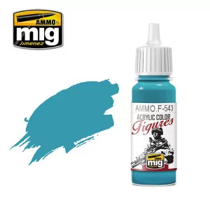 Ammo Mig Figures Colors: 543 Green Blue | 17ml