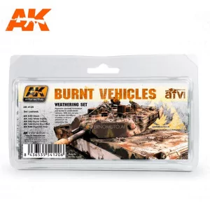 compra  AK4120 AK Interactive Burnt Vehicles Weathering Set