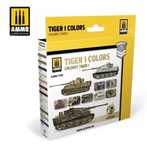 AMIG-7182 Ammo Mig Set Armour: Tiger I Colors | 12x17ml 2