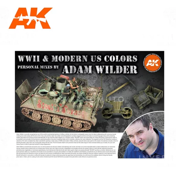 buy nowAK11763 AK Set 3a Gen | WWII & Modern US Colors by Adam