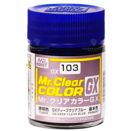 GX-103 Mr. Clear Color: GX Deep Clear Blue/Blu Trasparente | 18ml