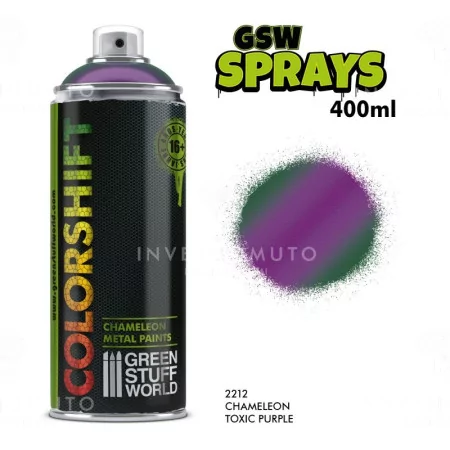 2212 Green Stuff World: SPRAY Chameleon TOXIC PURPLE 400ml