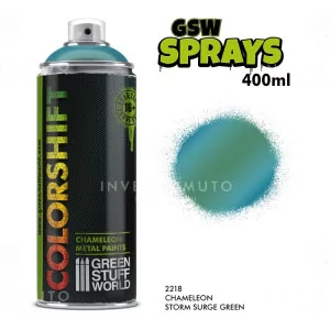 2218 Green Stuff World: SPRAY Chameleon STORM SURGE GREEN 400ml