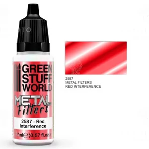 2587 Green Stuff World: Metal Filters - Red Interference