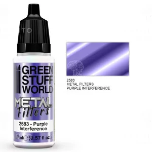 2583 Green Stuff World: Metal Filters - Purple Interference