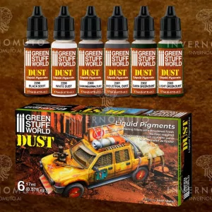 10127 Green Stuff World: Liquid Pigments Set - Dust
