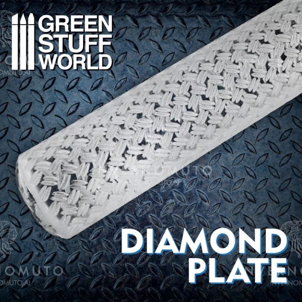 Green Stuff World 2509 Rolling Pin Diamond Plate