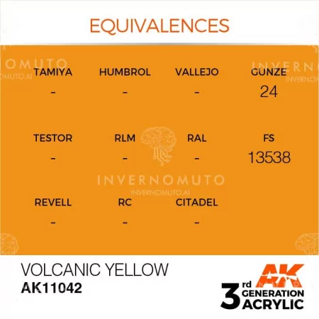 buy nowAK11041 AK Interactive 3rd Gen: Golden Yellow | 17ml